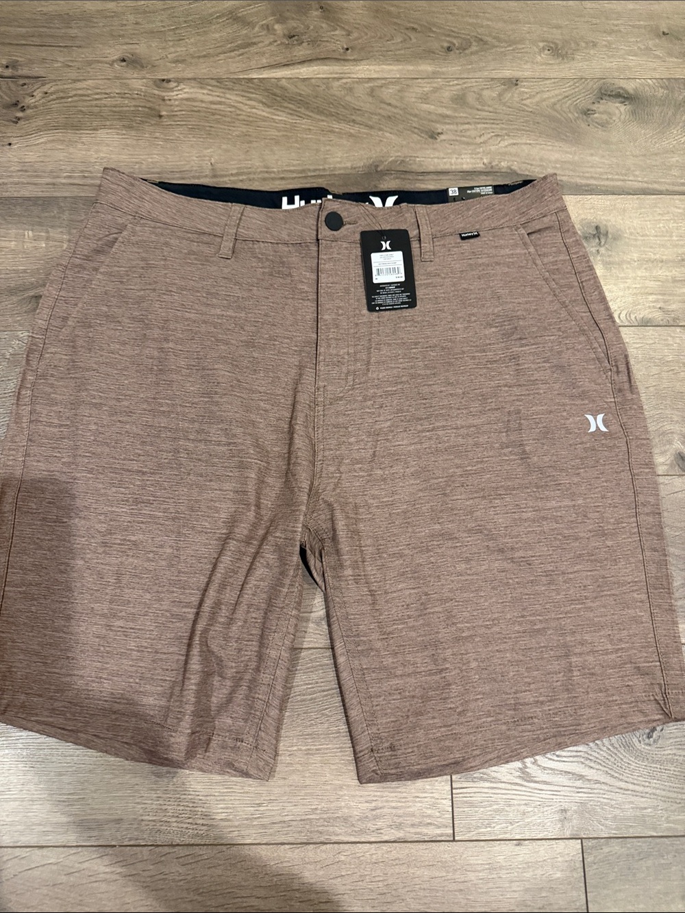 Hurley Men's Brown Heather Hybrid Shorts